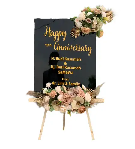 Papan Bunga Akrilik Tegalampel