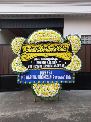 Papan Bunga Duka di Tegalampel